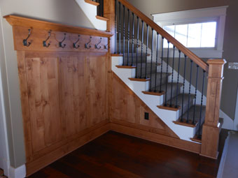 Wood stairs